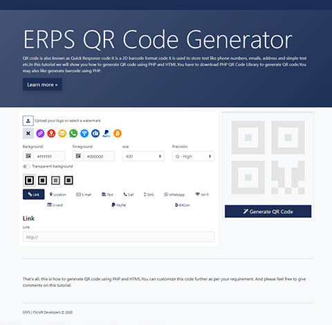 QR Code Generator Pro Version f5craft developer tools F5carft