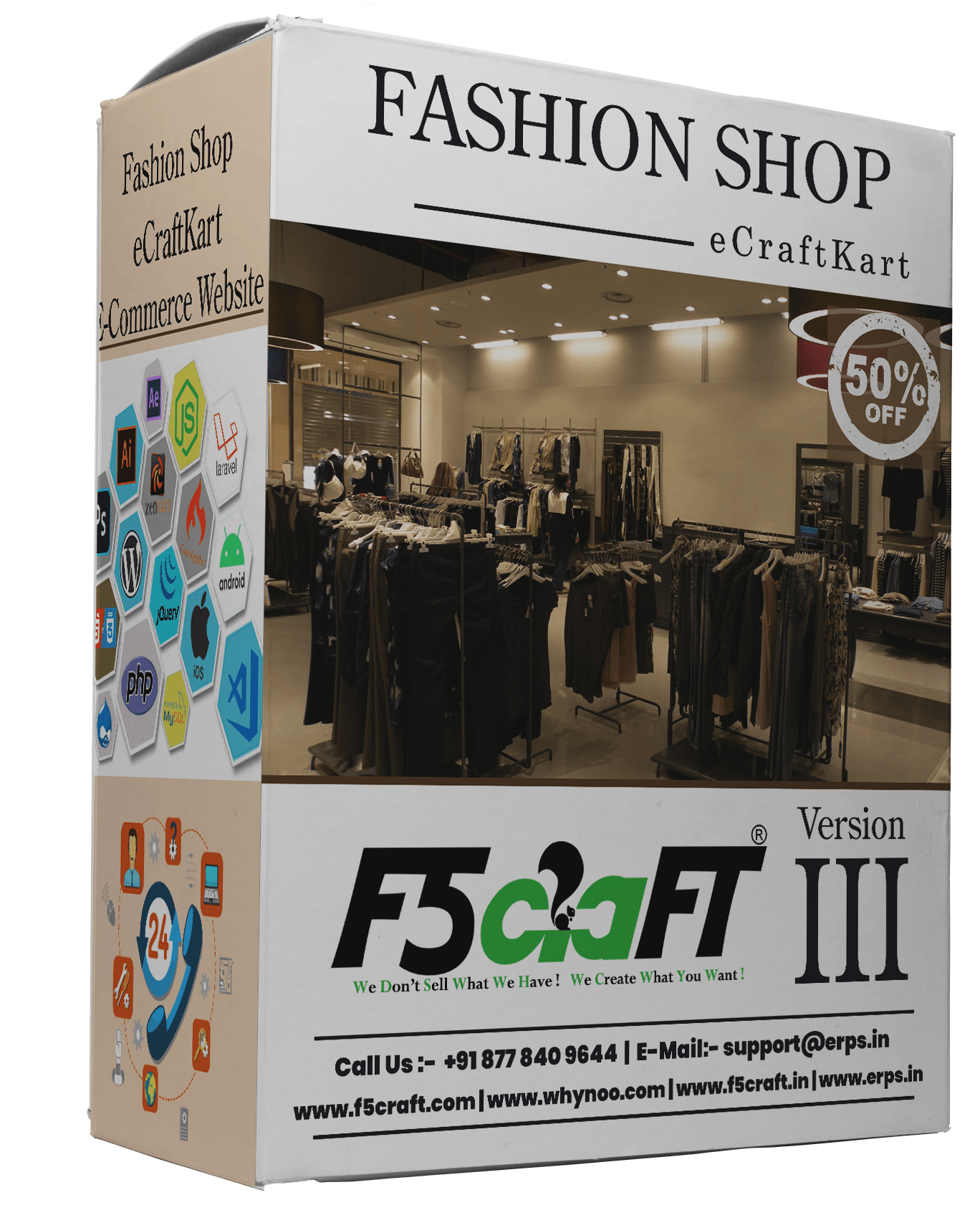Fashion Shop F5Craft E-Commerce by eCraftKart