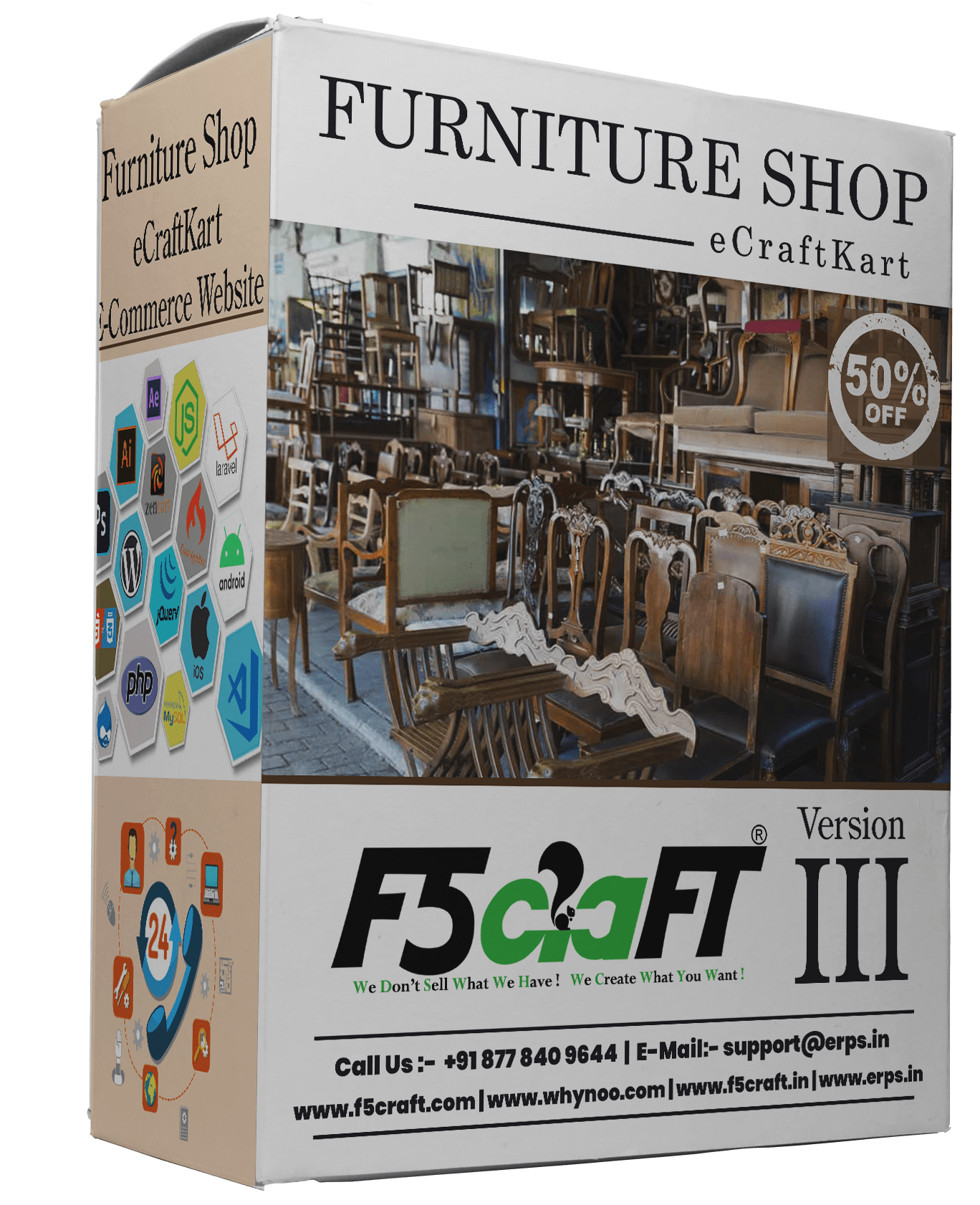 Furniture Shop F5Craft E-Commerce by eCraftKart