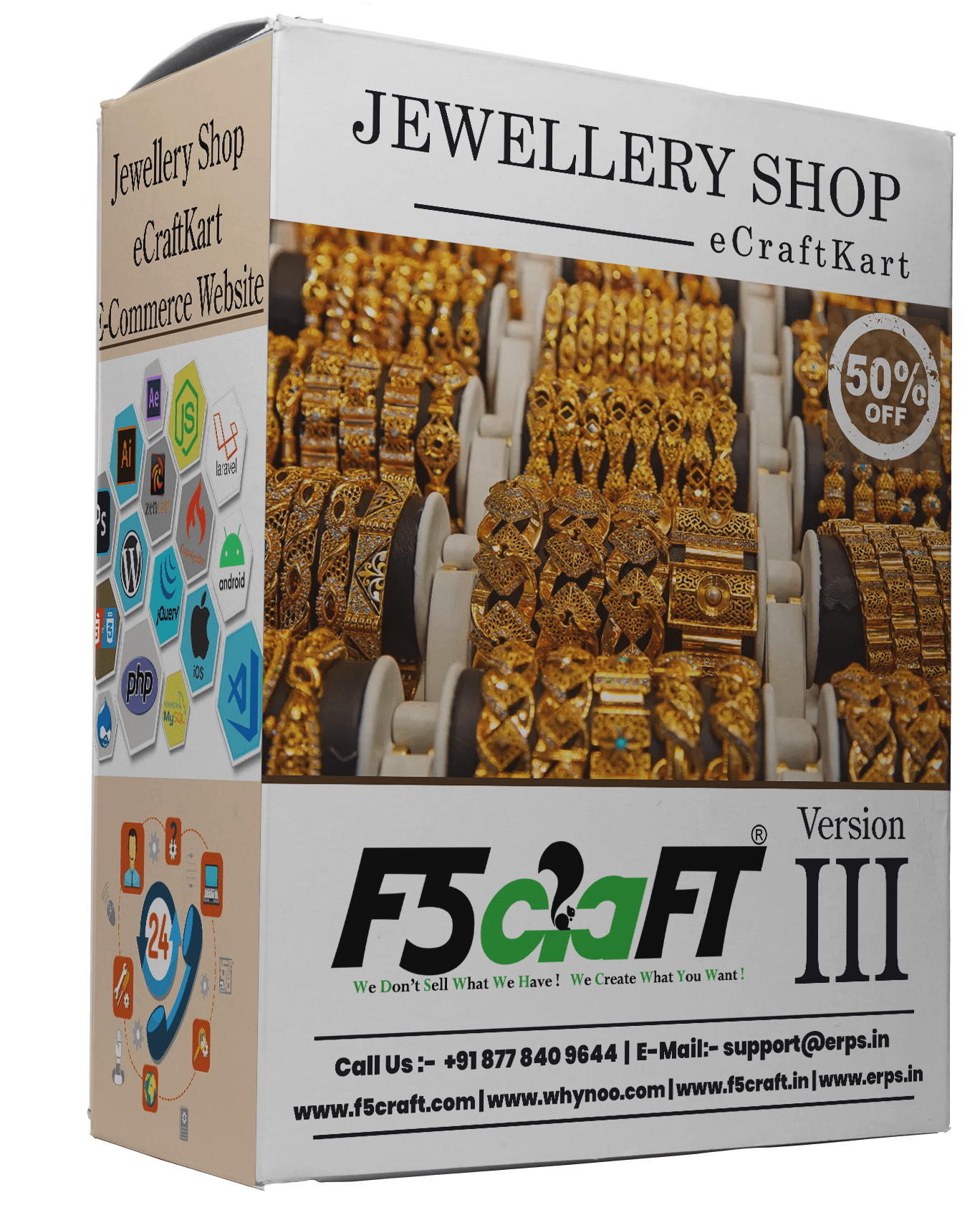 Jewellery Shop F5Craft E-Commerce by eCraftKart