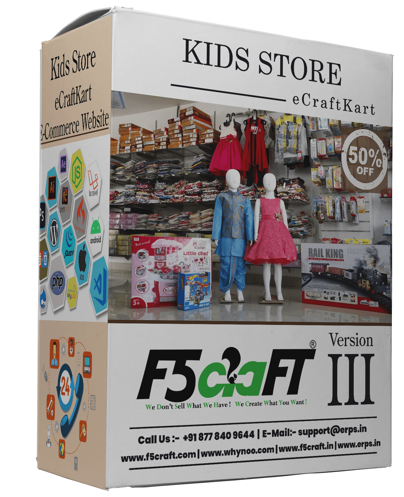 Kids Store F5Craft E-Commerce by eCraftKart