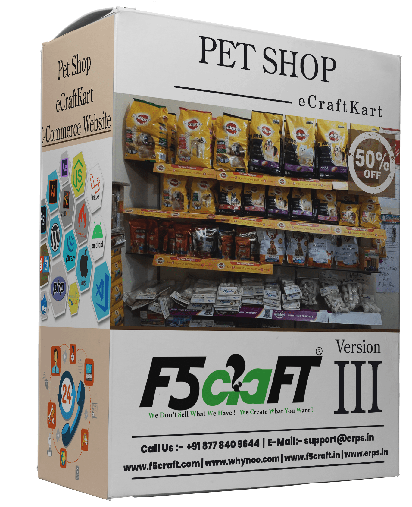 Pet Shop F5Craft E-Commerce by eCraftKart