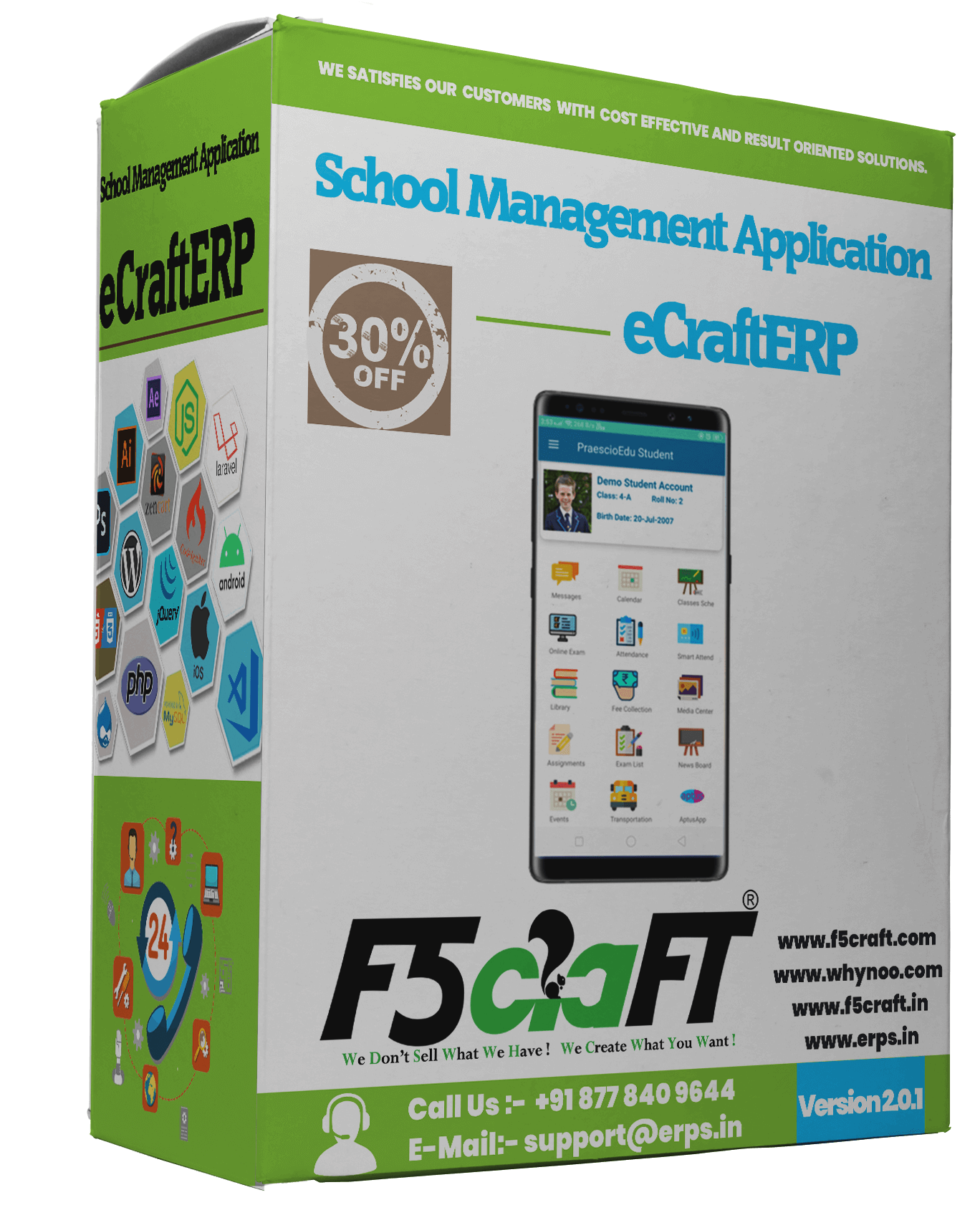 School Management Application F5Craft